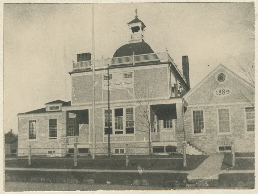 Radnor High School - 1889 Historic Photo